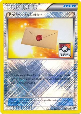 Professor's Letter (123/146) League Stamped Promo