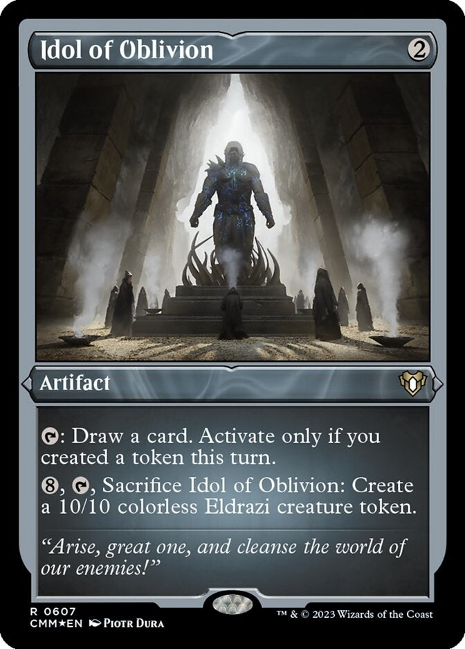 Idol of Oblivion [#0607 Etched Foil] (CMM-R)