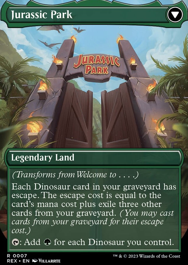 Welcome to . . . // Jurassic Park [#0007] (REX-R)