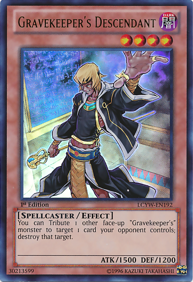 Gravekeeper's Descendant (LCYW-EN051) 1st Edition