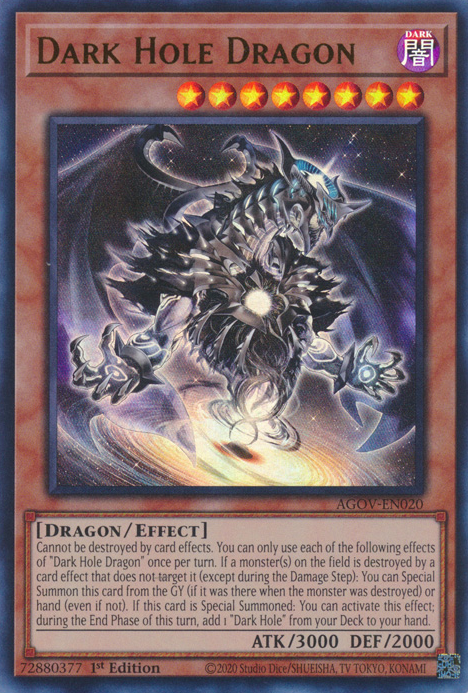 Dark Hole Dragon (AGOV-EN020) Ultra Rare - Near Mint 1st Edition