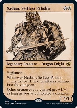 Nadaar, Selfless Paladin [#303 Showcase] (AFR-R)