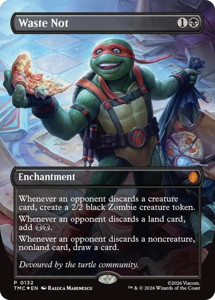 Waste Not [Borderless] (TMC-M-FOIL)