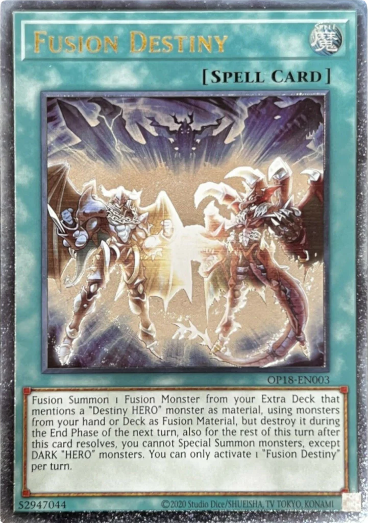 Fusion Destiny (OP18-EN003) Ultimate Rare