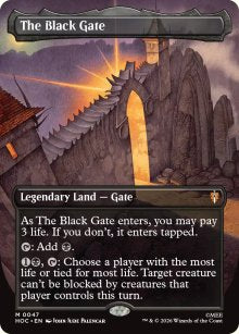 The Black Gate [ #0047 Borderless ] (HOC-M)