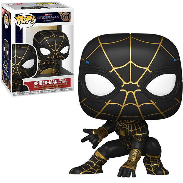 POP Figure: Marvel Spider-Man No Way Home #0911 - Spider-Man (Black & Gold)