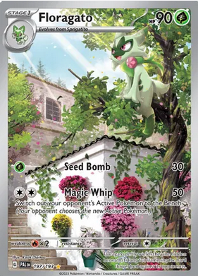Floragato - 197/193 (PAL) Illustration Rare - Damaged Holofoil