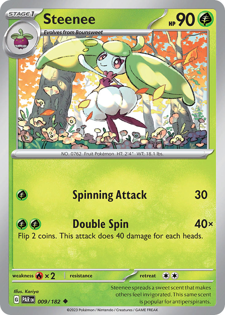 Steenee - 009/182 (PAR) Uncommon - Near Mint