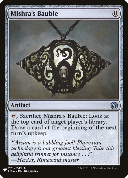Mishra's Bauble [Mystery Booster