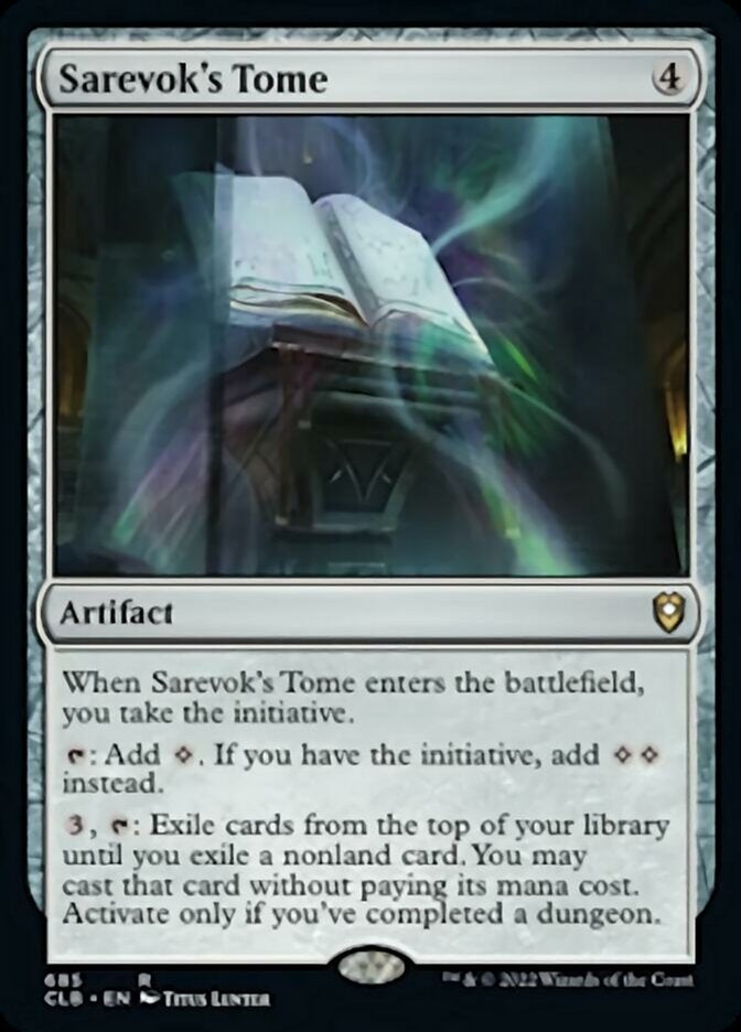 Sarevok's Tome [#685 Commander Decks] (CLB-R)