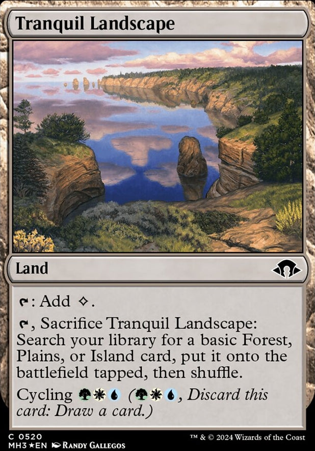 Tranquil Landscape [#0520 Ripple Foil] (MH3-C)