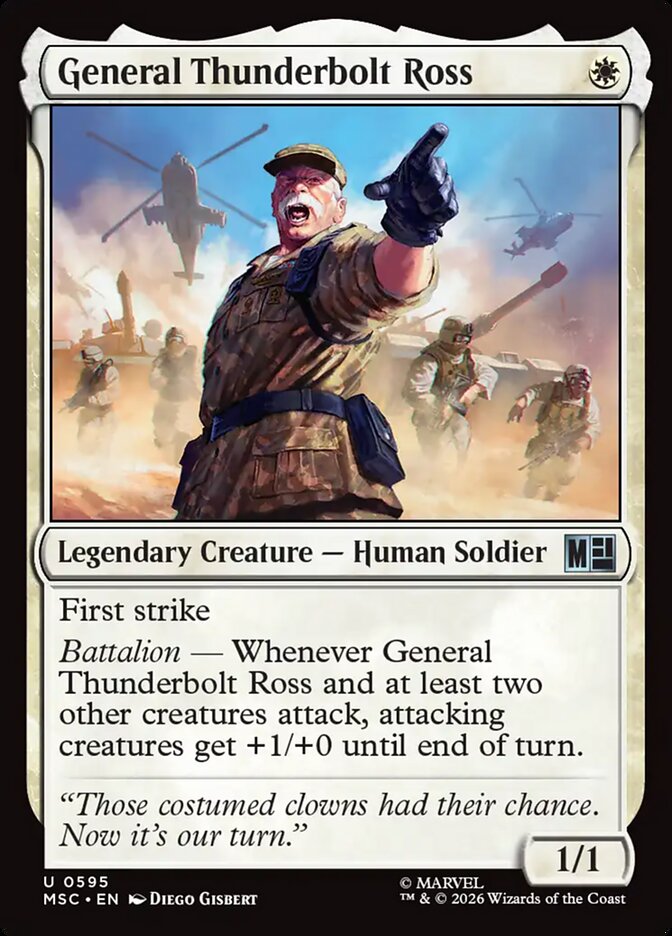 General Thunderbolt Ross [ #0595 ] (MSC-U)