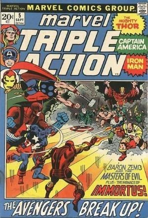 Marvel Triple Action (1972) #5, 6, 8-10, 13, 17, 22, 25, 27, 30-44, 46, 47 (4.0) Comic Bundle