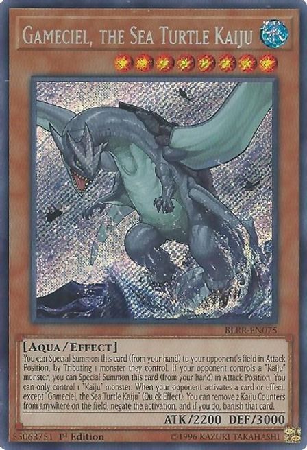 Gameciel, The Sea Turtle Kaiju (BLRR-EN075) 1st Edition