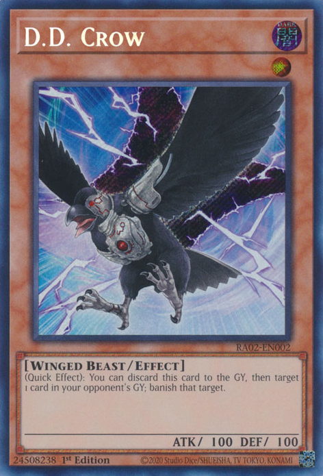 D.D. Crow (RA02-EN002) Secret Rare - Near Mint 1st Edition