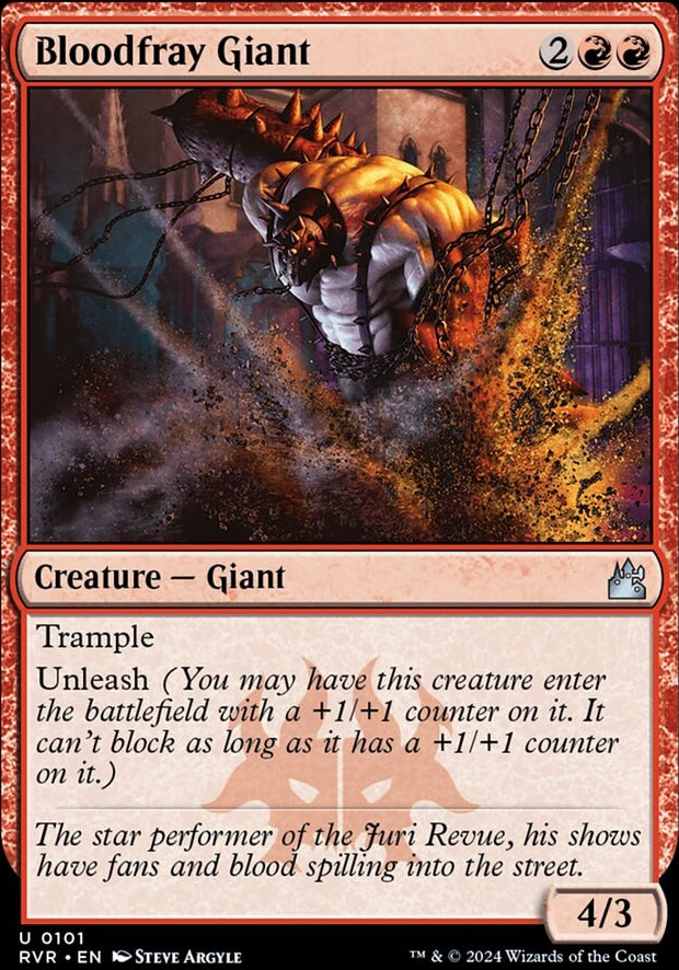 Bloodfray Giant [#0101] (RVR-U)