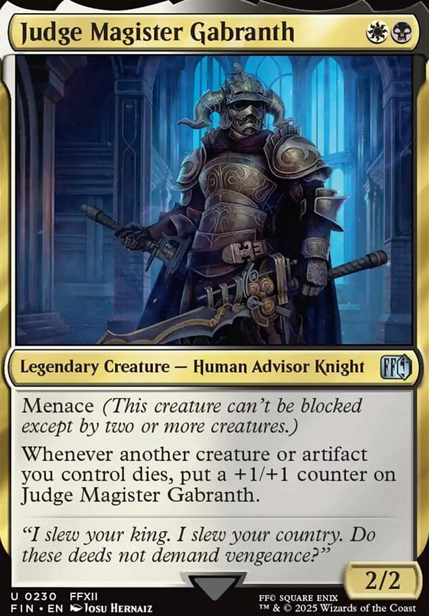 Judge Magister Gabranth [ #0230 ] (FIN-U)