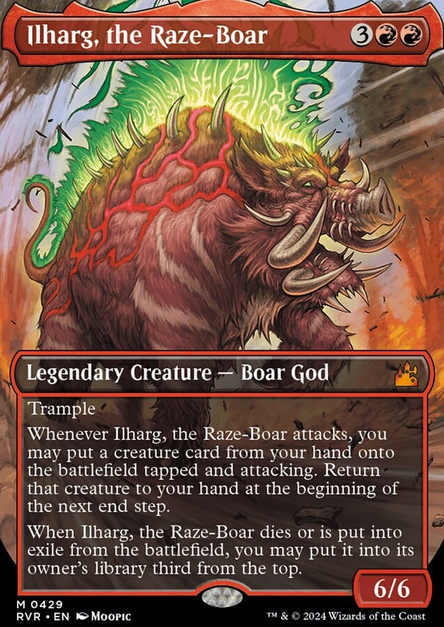 Ilharg, the Raze-Boar [#0429 Borderless Anime] (RVR-M)