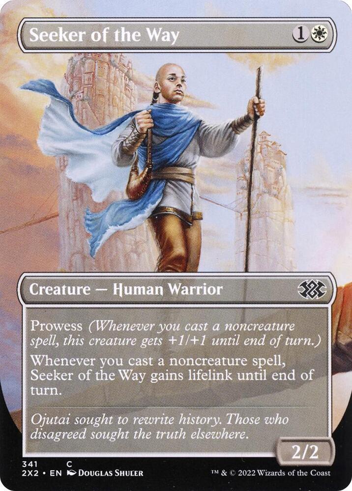 Seeker of the Way [#341 Alternate-Art Borderless] (2X2-C-FOIL)