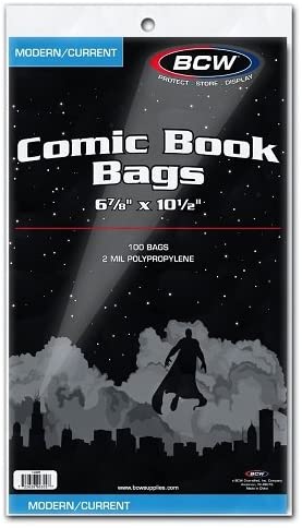 Comic Bags - Current Size (100)