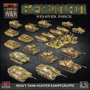 Flames of War: WWII: German (GEAB21) - Heavy Tank Hunter Kampfgruppe (Plastic)