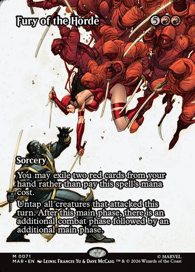 Fury of the Horde [ #0071 Borderless ] (MAR-M)