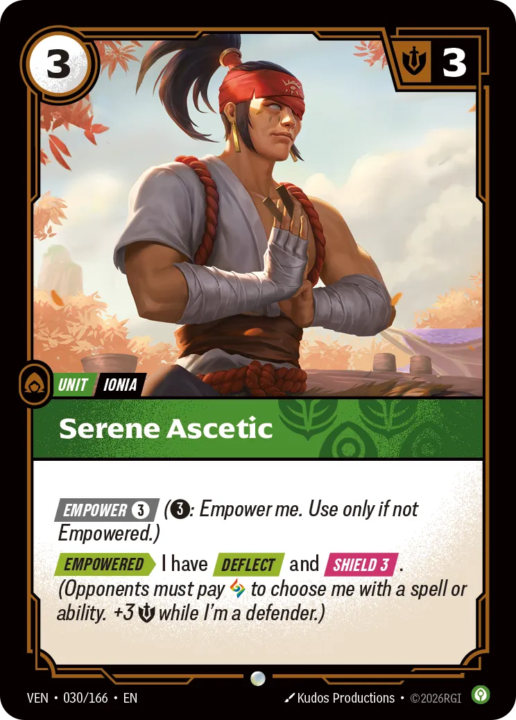 Serene Ascetic - 030/166 (VEN) Common