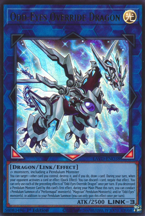 Odd-Eyes Override Dragon (LAVD-ENO38)