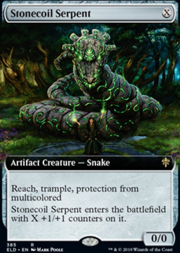 Stonecoil Serpent [#385 Extended Art] (ELD-R)