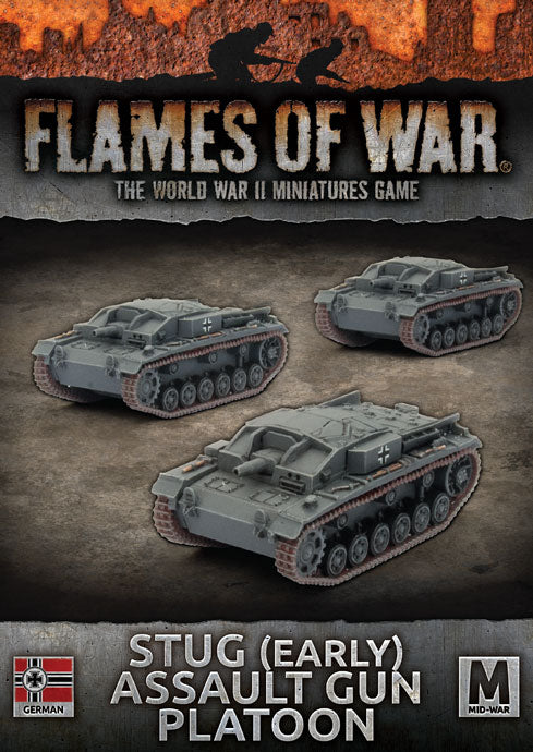 Flames of War: WWII: German (GBX109) - StuG (Early) Assault Gun Platoon (Early)