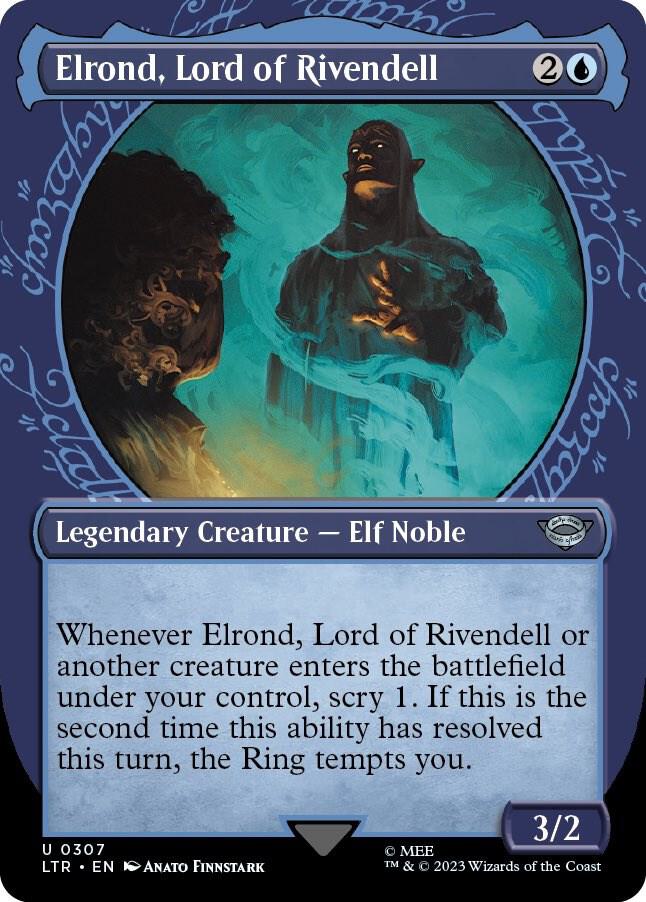 Elrond, Lord of Rivendell [#0307 Showcase] (LTR-U-FOIL)
