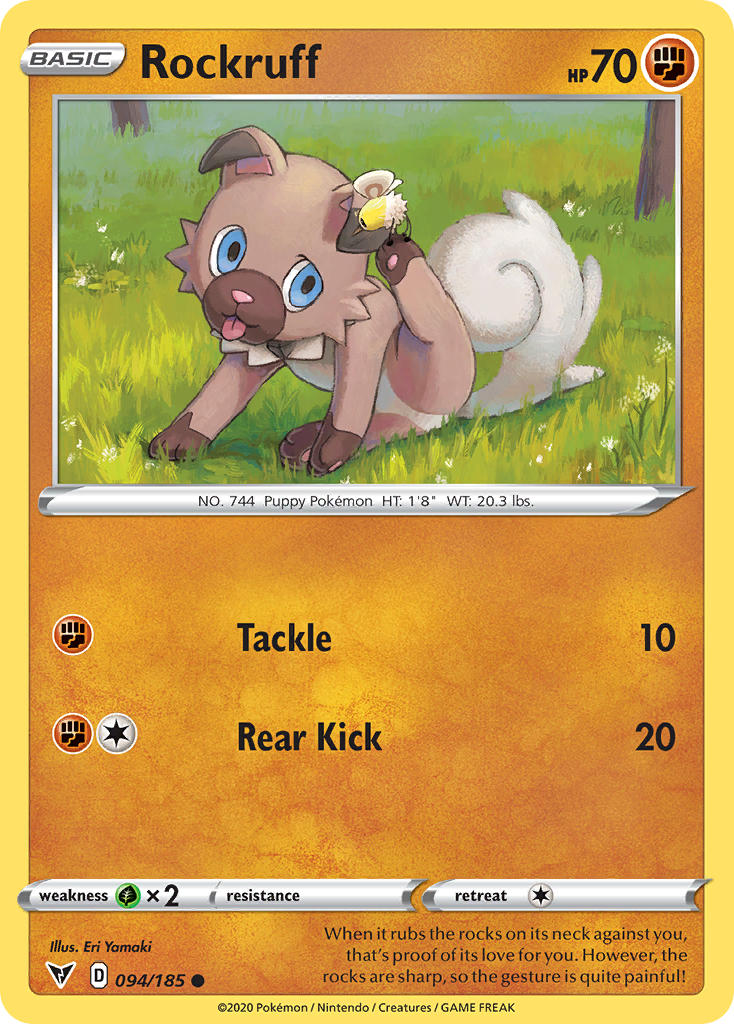 Rockruff - 094/185 (SWSH04) Common - Near Mint