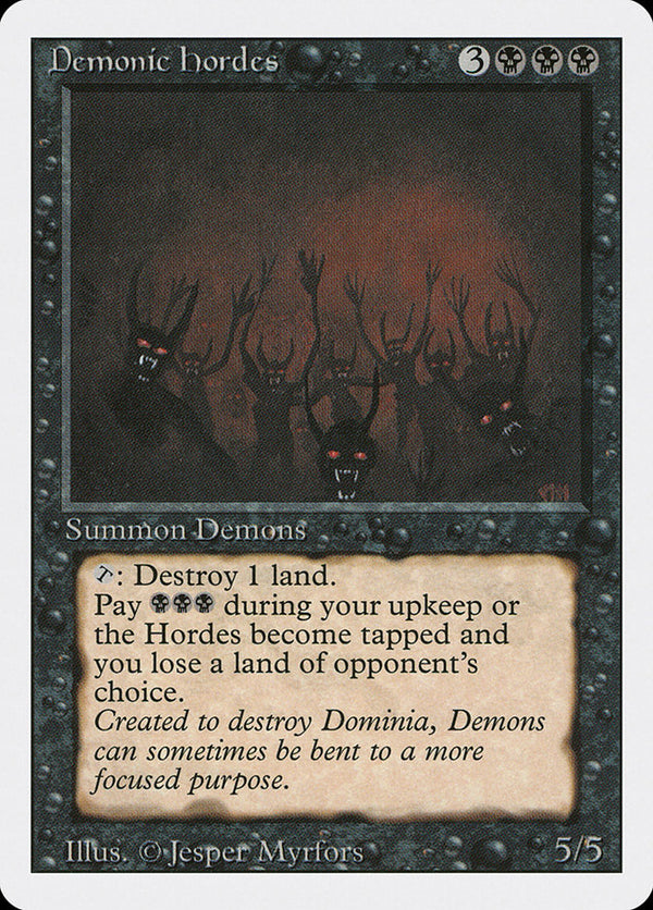 Demonic Hordes (3ED-R)