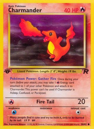 Charmander - 050/082 (TR) Near Mint 1st Edition