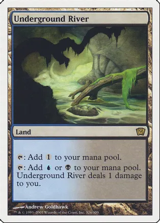 Underground River (9ED-R) Moderate Play