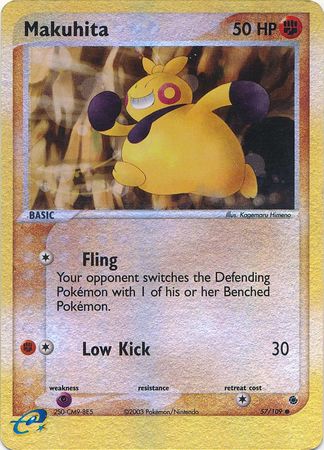 Makuhita 57/109 (RS) Common - Light Play Reverse Holofoil