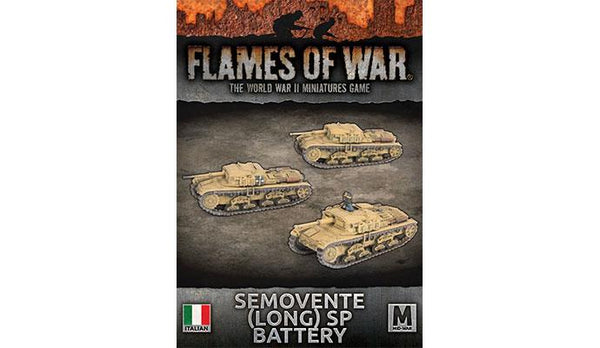 Flames of War: WWII: Italian (IBX22) - Semovente (Long 75mm) Assault Guns (x3)