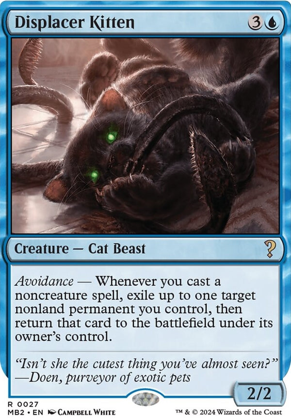 Displacer Kitten [#0027 White-Border] (MB2-R)