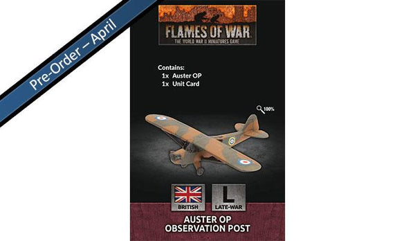 Flames of War: WWII: British (BR951) - Auster OP Observation Post (Late)