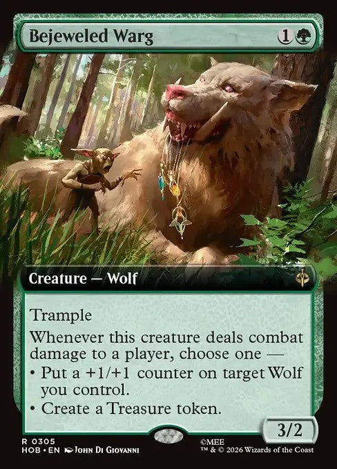 Bejeweled Warg [ #0305 Extended Art ] (HOB-R)