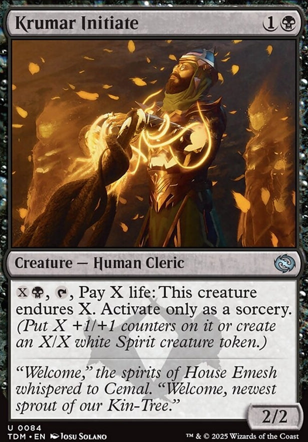 Krumar Initiate [ #0084 ] (TDM-U)