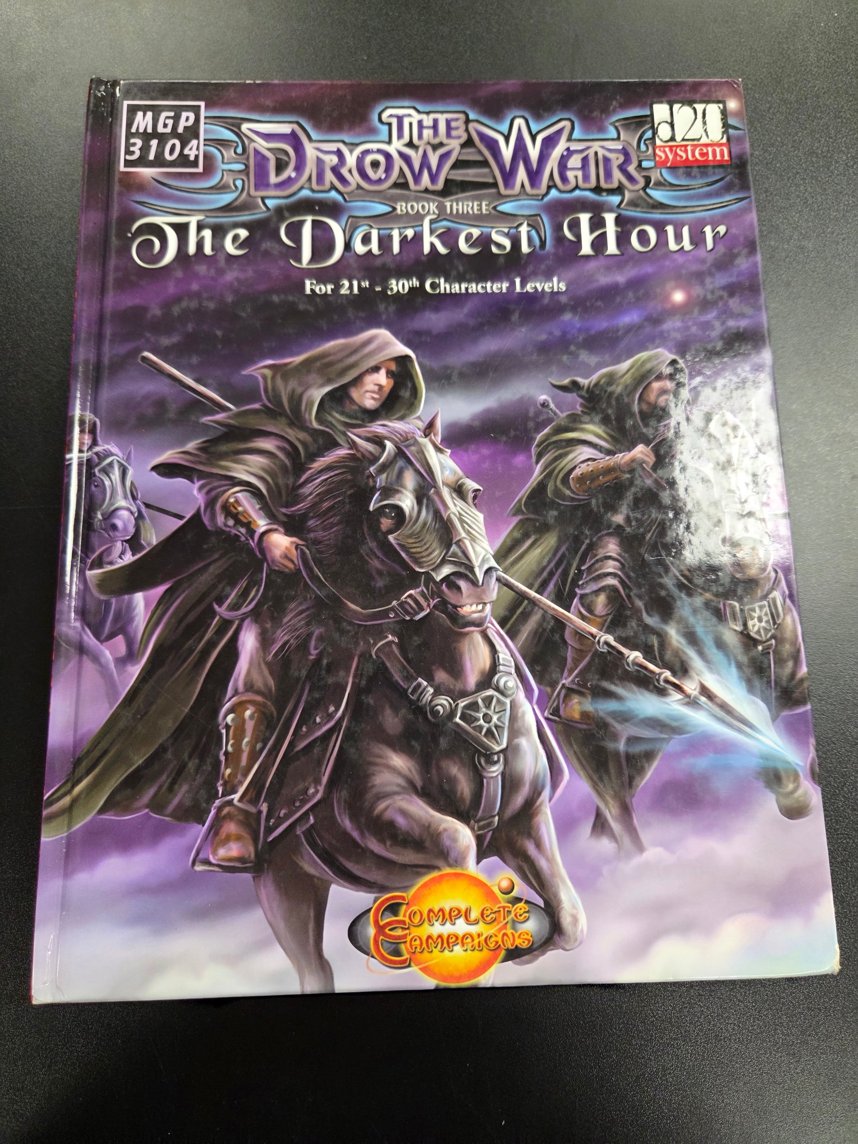 The Drow War Book Three: The Darkest Hour (used)