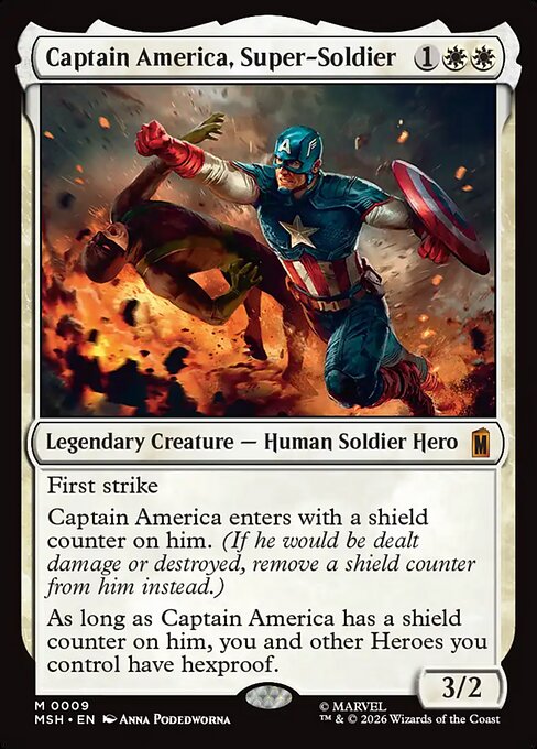 Captain America, Super-Soldier [ #0009 ] (MSH-M)