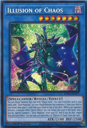 Illusion of Chaos (MP23-EN017) Prismatic Secret Rare - Near Mint 1st Edition