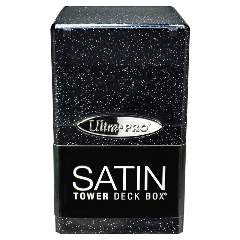 Ultra-PRO: Satin Tower Deck Box - Glitter: Black