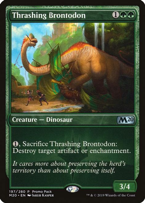 Thrashing Brontodon (M20-P)