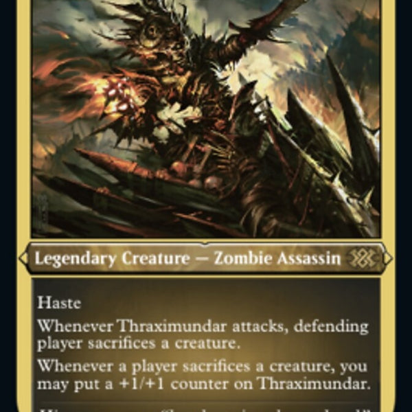 mtg thraximundar commander deck Thraximundar [#546 Etched Foil] (2X2-R)