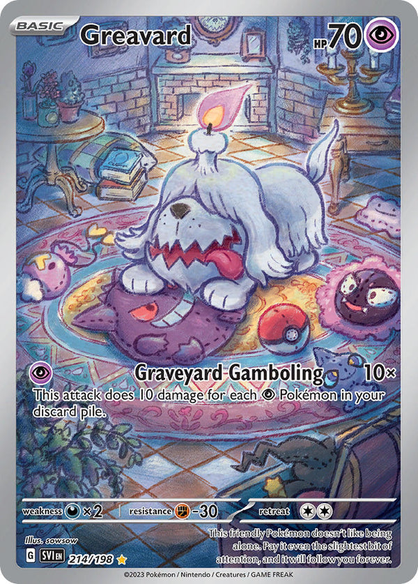 Greavard - 214/198 (SV1) Illustration Rare - Near Mint Holofoil