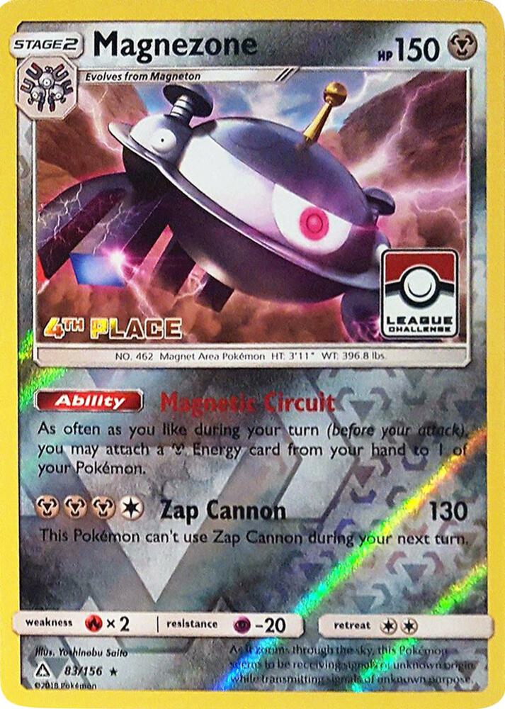 Magnezone - 83/156 (PR) - (League Challenge) [4th Place] Near Mint Holofoil