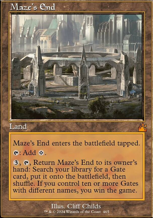 Maze's End [#0465 Retro Frame] (RVR-M)